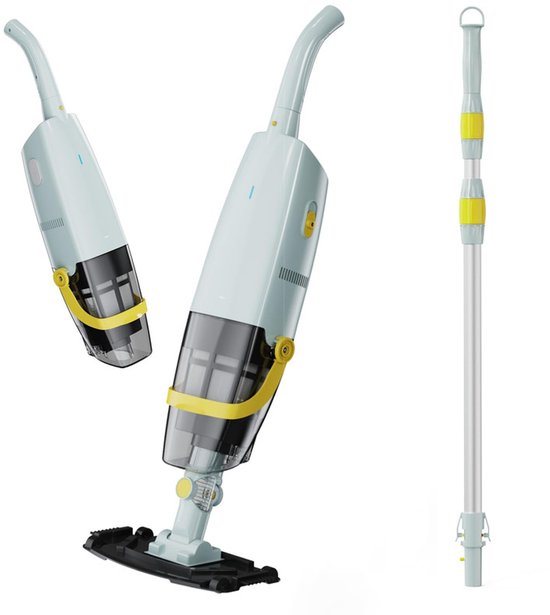 Lydsto Zwembad Stofzuiger - Zwembad Bodem Reiniging - Met filter en Inclusief telescoopsteel - Demonteerbaar - Geschikt Voor Diepe Zwembaden (max. 1.8 meter diep)