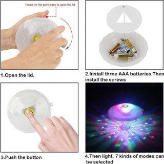 Zwembad verlichting LED - Drijvende verlichting - LED Pool Light - onderwater verlichting - zwembad licht- Verlichting zwembaden - Jacuzzi lamp - Zwembad lamp - Water disco - Onderwater led verlichting