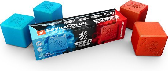SPYRA - SpyraColor Water Dye - Intense, Vibrant, and Dissolving Color Dye Pack for Water Fights - Washable and Residue-Free Multi-Pack - Outdoor, Pool, Summer Toys for Adults and Kids