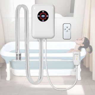 Instelbare Mini Zwembadverwarmer voor Badkuipen en Hottubs - Constant Temperature 30-43 °C