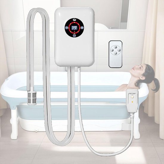 Instelbare Mini Zwembadverwarmer voor Badkuipen en Hottubs - Constant Temperature 30-43 °C