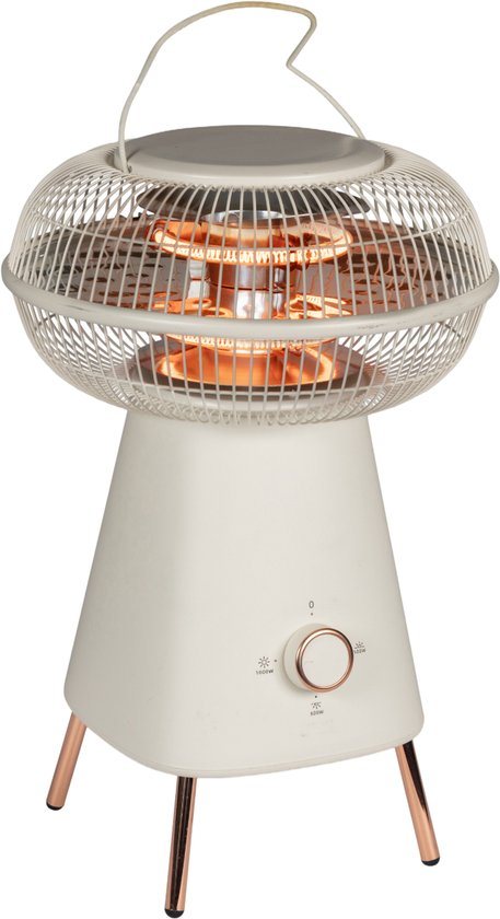 Human Comfort Chaleur – Infrarood Kachel – Compact – Retro Design – Twee Warmtestanden