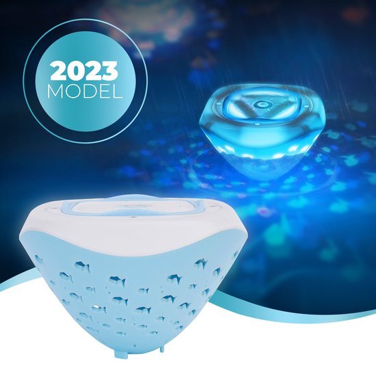 KENN® Onderwater Lichtshow - Vis Patroon - Zwembadverlichting - Badspeeltje - Drijvende Verlichting - Jacuzzi Verlichting - Underwater Lightshow