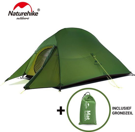 Naturehike Cloud Up 2 Upgraded - 2 persoons lichtgewicht tent - 4000MM - groen
