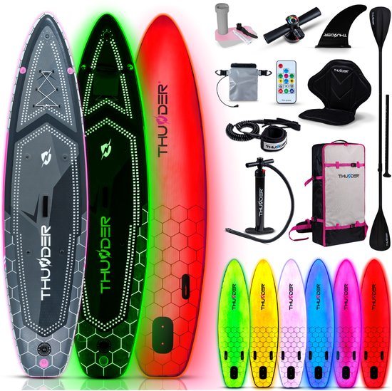THUNDER MOSSA SUP Board - Opblaasbaar - 320 cm - LED