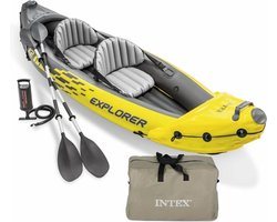 Intex Kajak Explorer K2 Tweepersoons Boot - Geel