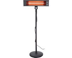 Eurom TH 1800S Terrasverwarmer - elektrisch - staand - incl. afstandsbediening - tot 1800 W