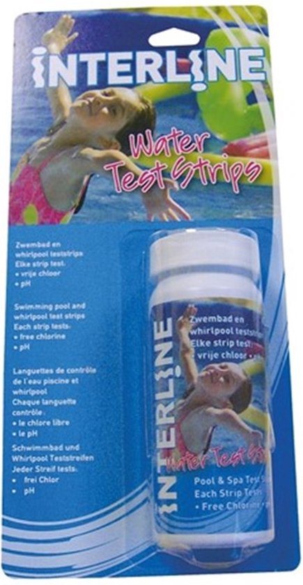 Interline Zwembad Interline zwembad teststrips 2-in-1 voor chloor- en pH-waarden