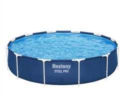 Bestway Steel Pro Zwembad - Ø 366 x 76 cm met filterpomp