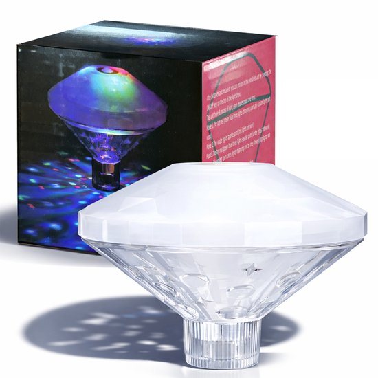Artsens Drijvende LED Lamp Zwembad – Onderwater Verlichting – IP68 Waterdicht – Op Batterijen – Zwembadverlichting – Jacuzzi & Bubbelbad Verlichting – Vijver – Disco Lichtshow