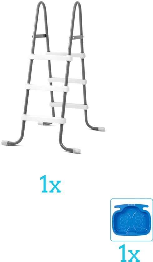Intex Zwembadtrap - 91 cm inclusief Voetenbad