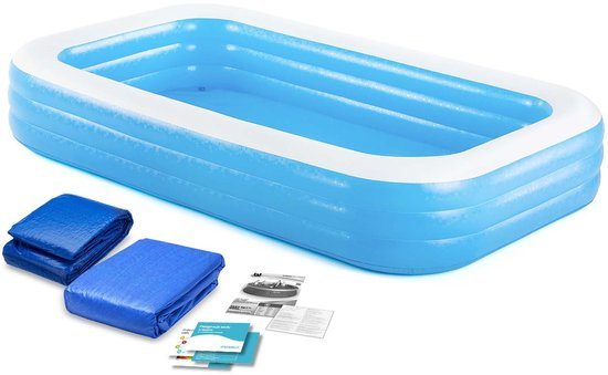 Opblaasbaar familiezwembad 305 x 183 x 56 cm 3-in-1 Bestway 54009