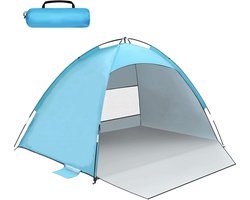 Strandschelptent met UV-bescherming UPF 50+ voor 3-4 personen XXL