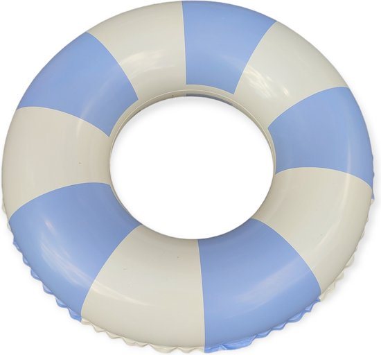 Jobber Toys Zwemband - Opblaasband voor zwembad - Blauw/Wit - Ø 70 cm