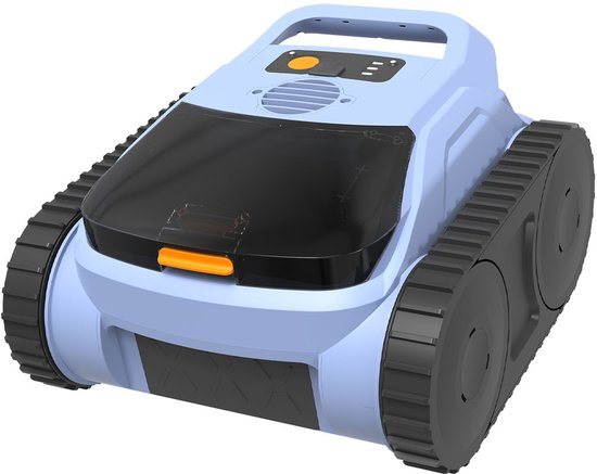 SEAUTO - Abys 200 - Zwembadrobot Draadloos - Tot 200m² - 180 min - 4 Modi - 130 Watt motor - Met Applicatie Controle - Geschikt voor Bodem - Wanden - Waterlijn - Trappen