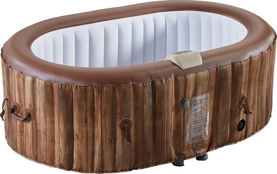 AREBOS Bubbelbad Voor 2 personen - Hottub - met accessoires - 190x120cm