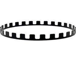 BonFeu Ring voor Spiezen - Staal - Zwart - BonFeu Accessoires BonBiza - Spiezen BBQ- 41 x 41 x 2 cm