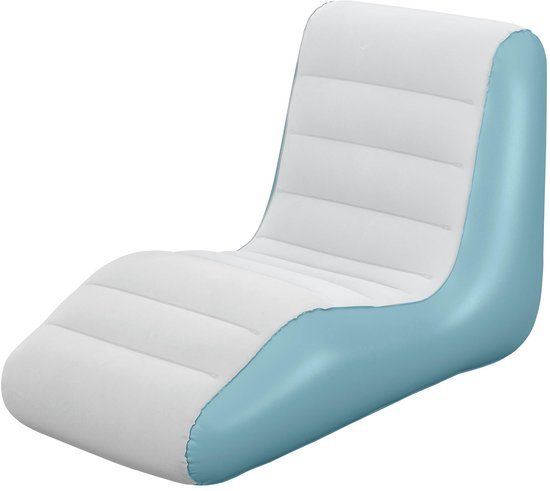 Bestway Leisure Luxe Chaise Luchtbed – 1 Persoon – 133 cm x 79 cm x 88 cm