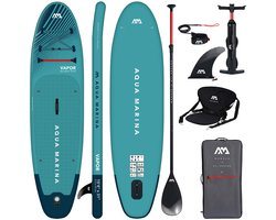Aqua Marina Vapor 10'4" opblaasbaar SUP board Kajakzitje