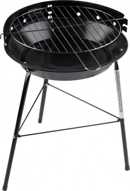 BBQ Collection Houtskool Barbecue - Grilloppervlak Ø 33 cm - Metaal -  Zwart