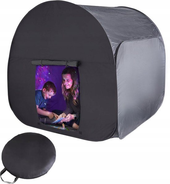 Black Blackout Arch Tent - 120*120*120CM - Geheime Ruimte - Pop-up Ontwerp - Lichtgewicht en Draagbaar
