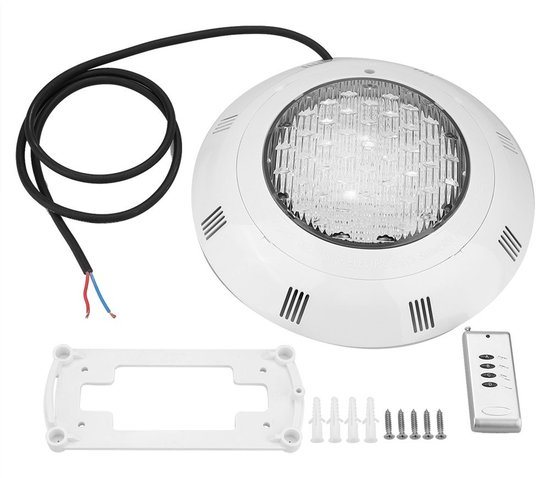 Allecto - Multi Color Bright Pool Light - LED RGB - Waterproof - 12V 24 Watt - Met afstandsbediening - Geschikt voor tuin en zwembad