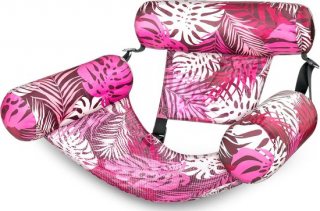 Zwembad Drijver - Water Lounge Stoel - Ontspannen in water - Lichtgewicht en draagbaar - 76x40.5x61 cm - Roze