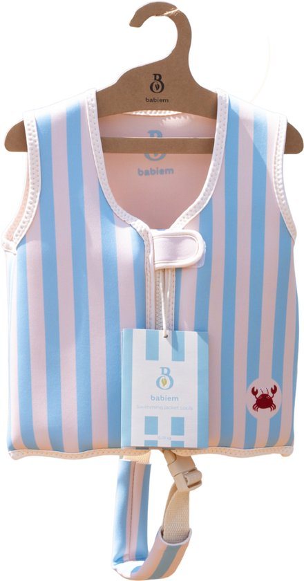 Babiem Louis Zwemvest - Maat M - voor Kind - 19 tot 30kg - Drijfvest - 2 tot 6 jaar - Blauw
