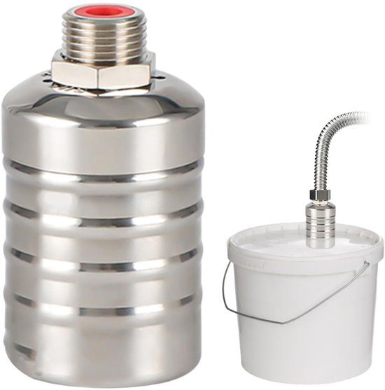 Home & Marker - Vlotterklep Roestvrij Staal - Automatische Waterniveau Regeling - 1/2" & 3/4" - Voor Tank Zwembad - VALVPRO