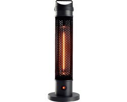 alpina Heater Terrasverwarmer Elektrisch - Infrarood Verwarming met 360 Graden Warmteverdeling - Heaters Elektrisch IP44 Spatwaterdicht - Terrasverwarmer Infrarood 800W voor Binnen en Buiten
