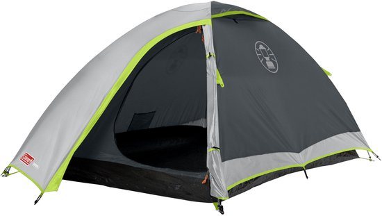 Coleman Darwin 2 Koepeltent - tent 2 persoons - 3000 mm waterkolom - snel opzetten - Grijs