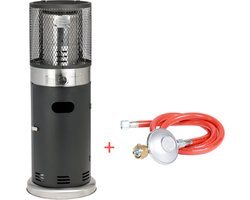 Bali OUTDOORS lounge terrasverwarmer 7.3kW -Staande Heater - Gas - incl. Gasdrukregelaarset 30 mbar & Slang 50 cm - Model SRPH92