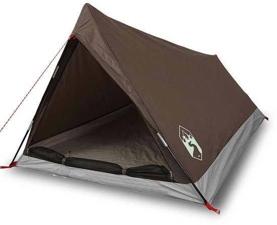 vidaXL - Tent - 2-persoons - waterdicht - bruin