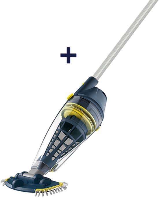 Comfortpool G7 zwembadstofzuiger + steel | Voordeelpakket | Inclusief telescoopsteel max. 243 cm | Oplaadbare zwembadstofzuiger