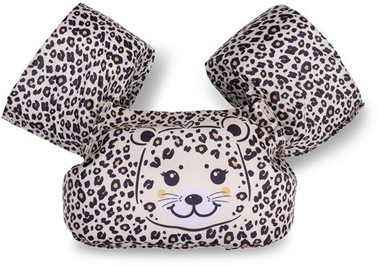 Swim Essentials - Puddle jumper 2 jaar zwemgordel Beige - Panterprint - 18 tot 30 kg - 2/6 jaar