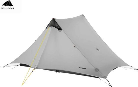 3F UL GEAR® Lanshan 2-persoons Tent - Ultra Lichtgewicht - 4 seizoenen trekking tent - Waterdicht - Kampeertent - Kamperen - Dubbeldaks trekkerstent - Hiking & Wandelen