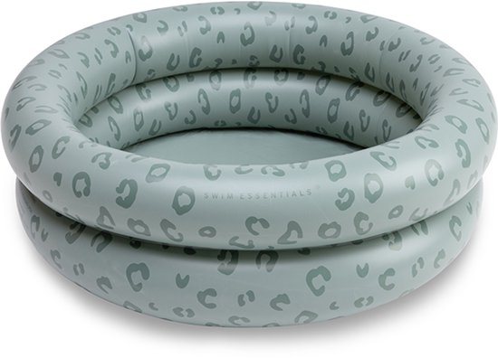 Swim Essentials - Baby Zwembad - Ø 60 cm - Groen Panterprint