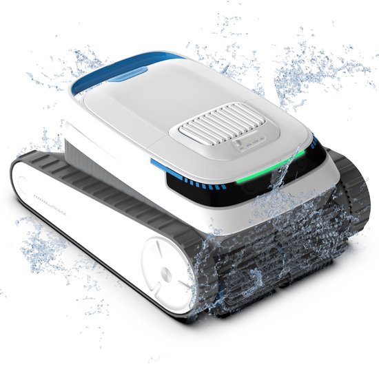AIRROBO TBPC20 Zwembadrobot - Zwembad Stofzuiger - Drie Reinigingsmodi - Slimme navigatie - Automatisch parkeren - 120min Looptijd - Draadloos - Geschikt Voor Zwembaden Tot 170 m²