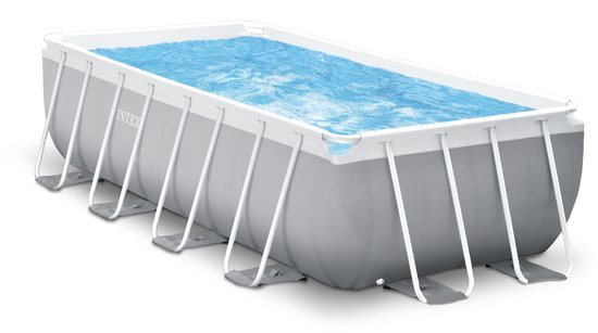 Intex Prism Frame Rechthoekig Opzetzwembad Set - 488 x 244 x 107 cm - Met filterpomp