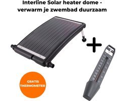 Interline Solar heater curve 7L - Pool Heater - Zwembadverwarming - Solarmat - Solar Zwembad Verwarming - Zwembad Verwarmen - Solar Verwaming Zwembad - Inclusief gratis Thermometer