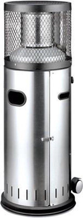 Enders POLO 2.0 Terrasverwarmer – Staande Gasheater – 6 kW – RVS – Windbestendig – Compact & Energiezuinig – Voor Terras, Tuin & Horeca