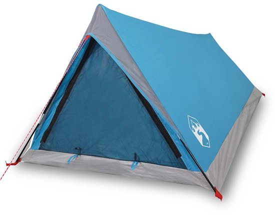 vidaXL - Tent - 2-persoons - waterdicht - blauw