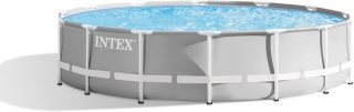 Intex Prism Frame™ Premium Pool Set - Opzetzwembad - Ø 427 x 107 cm met filterpomp