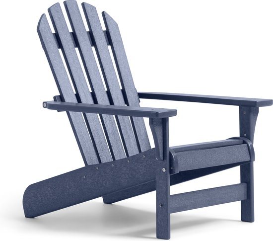 Keter Tahoe Adirondack Premium Tuinstoel - 88,9x71,76x93,35cm - Gerecycled Hoogwaardig HDPE kunststof - Blauw