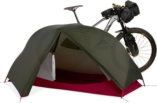 MSR Hubba Hubba Bikepack 1 – 1-Persoonstent – Lichtgewicht – Compact – Waterdicht - Geschikt voor fietstochten