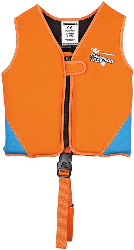 Waimea Zwemvest - 3-6 Jaar - 19-30 kg - Neopreen - Fluororanje