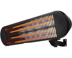 Warmtestraler voor muur, terras, balkon en tuin - 2000W met afstandsbediening