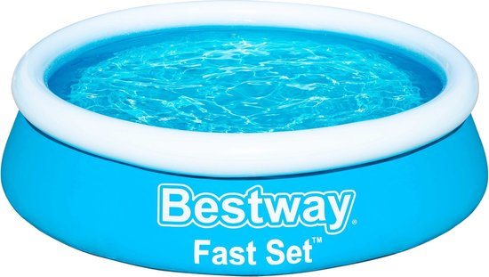 Bestway Kinderzwembad - Ø 183 cm - Model 57392 - Opblaasbare Rand