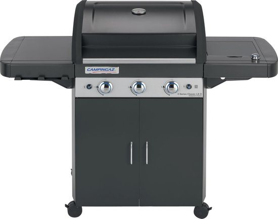 Campingaz 3 Series Classic LS Black Gasbarbecue - grill camping 3 branders - Zwart