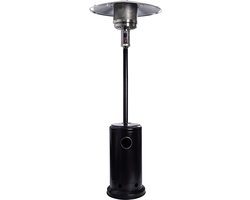 Heater terrasverwarmer zwart 13.000 watt op gas